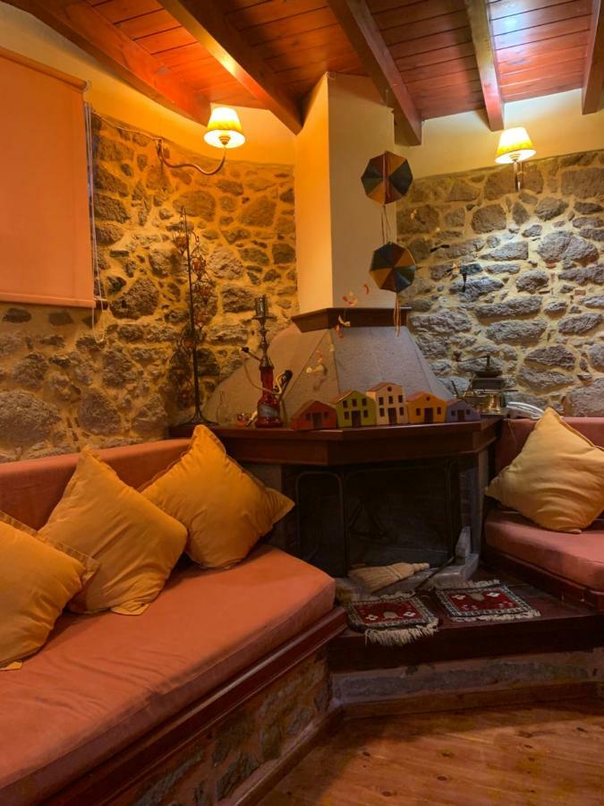 Wood And Stone In The Path Of Lava Villa Antissa Luaran gambar