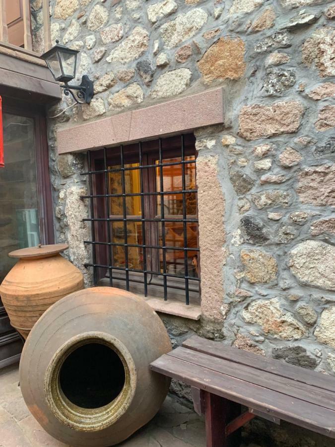 Wood And Stone In The Path Of Lava Villa Antissa Luaran gambar
